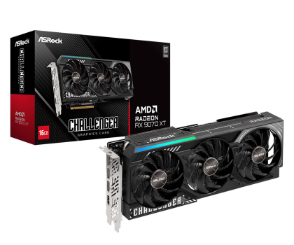 Karta graficzna AMD ASRock Radeon RX 9070 XT Challenger 16GB GDDR6